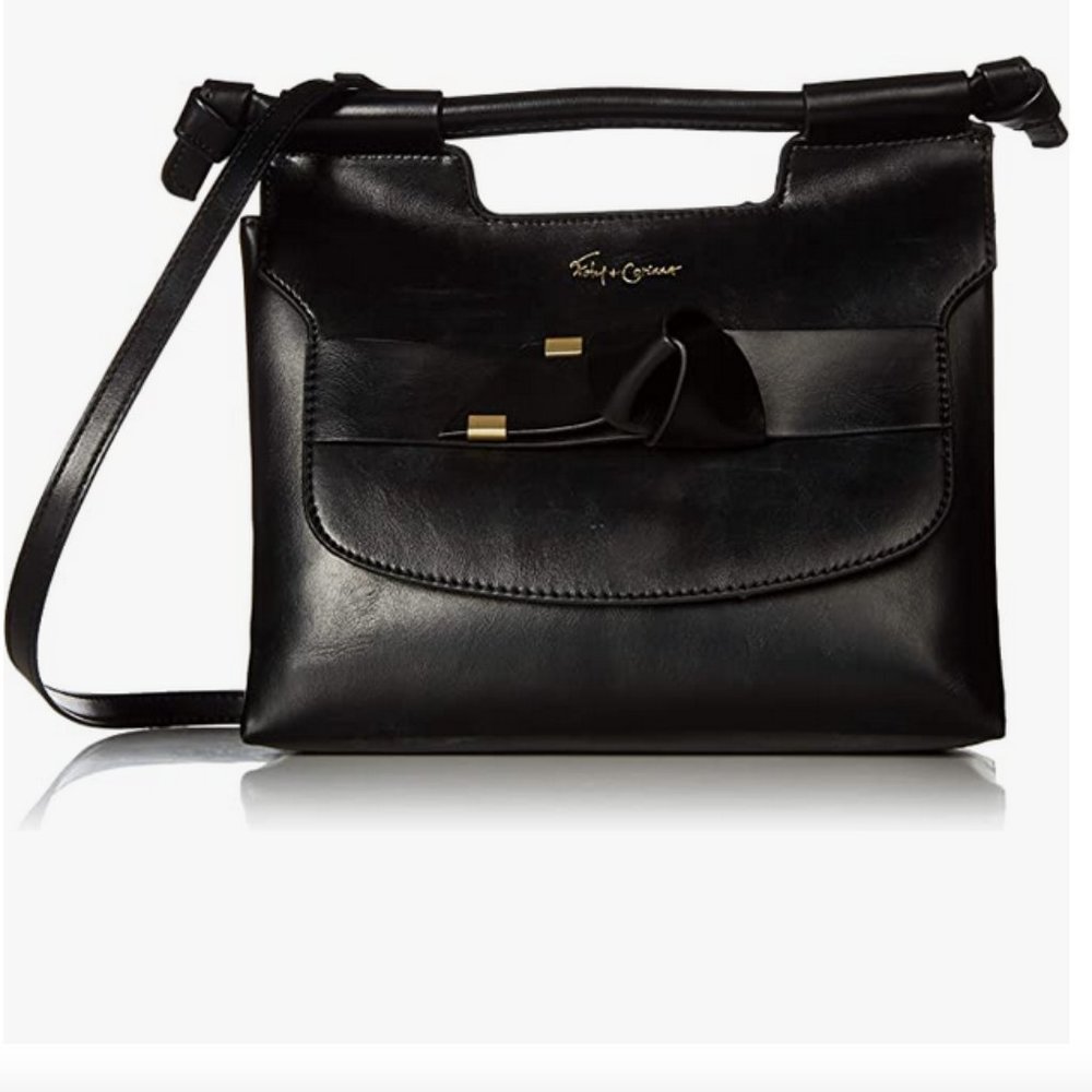 FOLEY + CORINNA Black Satchel Crossbody Bag
